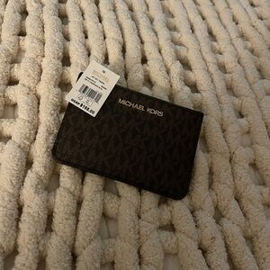 MICHAEL Michael Kors Brown Key & Card Holder
